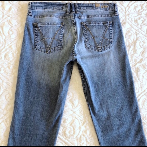 Kut From the Kloth Jeans Size 8 Straight Leg Medium Wash - Picture 1 of 8